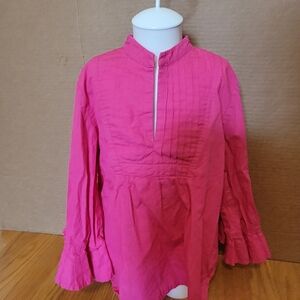 3/$30 size 6 bright pink blouse